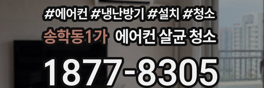 송학동1가 에어컨 살균 청소