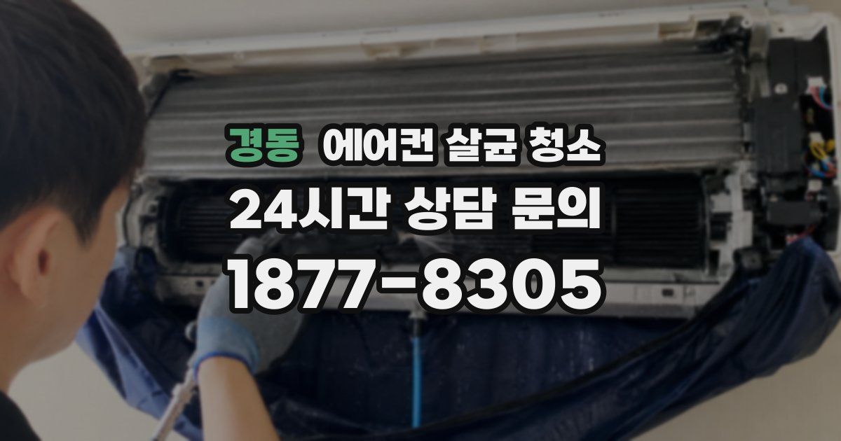 경동 에어컨 살균 청소