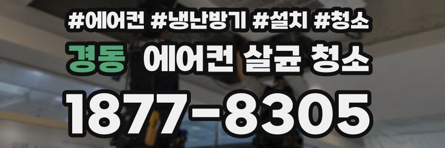 경동 에어컨 살균 청소
