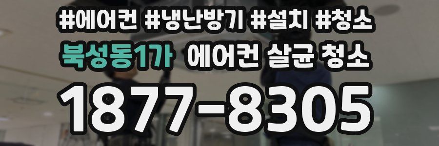 북성동1가 에어컨 살균 청소