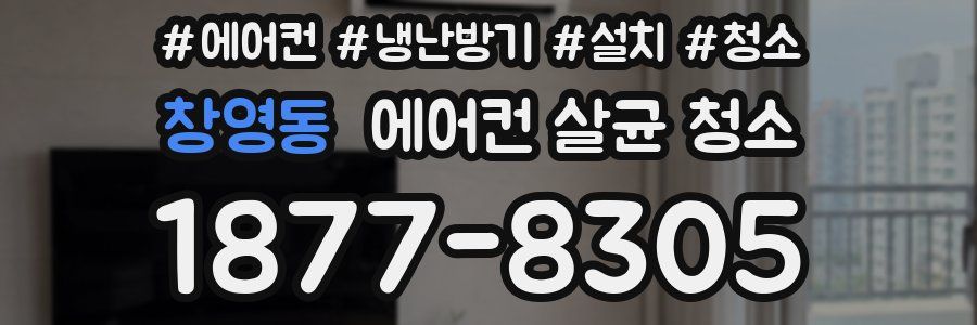 창영동 에어컨 살균 청소