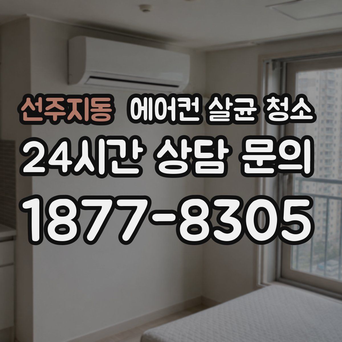 선주지동 에어컨 살균 청소