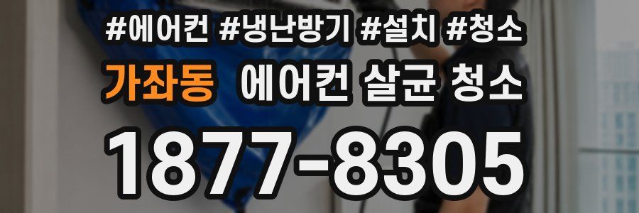 가좌동 에어컨 살균 청소