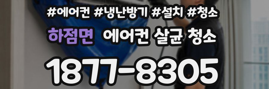하점면 에어컨 살균 청소
