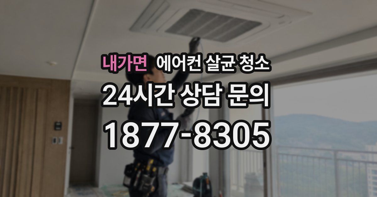 내가면 에어컨 살균 청소
