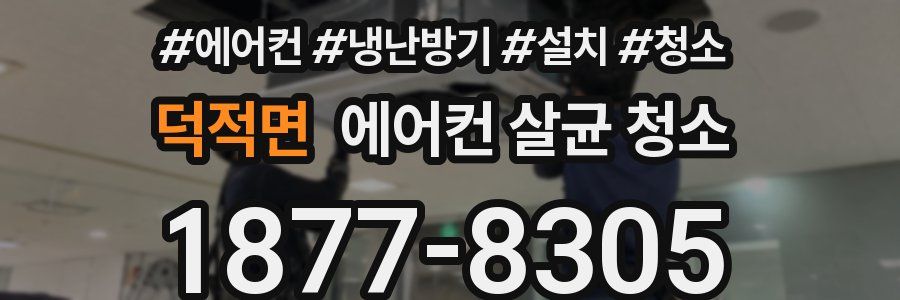 덕적면 에어컨 살균 청소