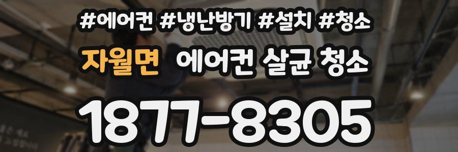 자월면 에어컨 살균 청소