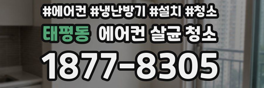 태평동 에어컨 살균 청소