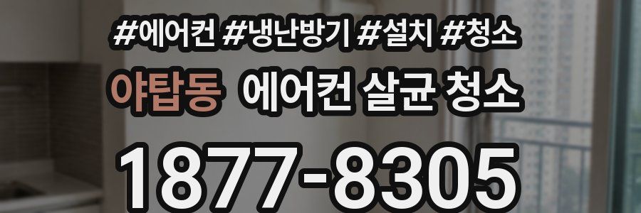 야탑동 에어컨 살균 청소