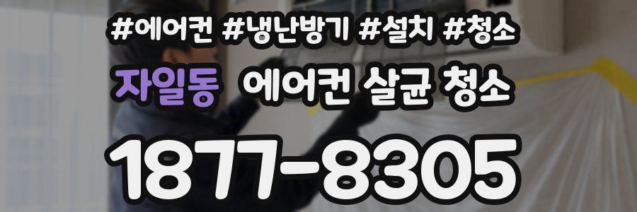 자일동 에어컨 살균 청소
