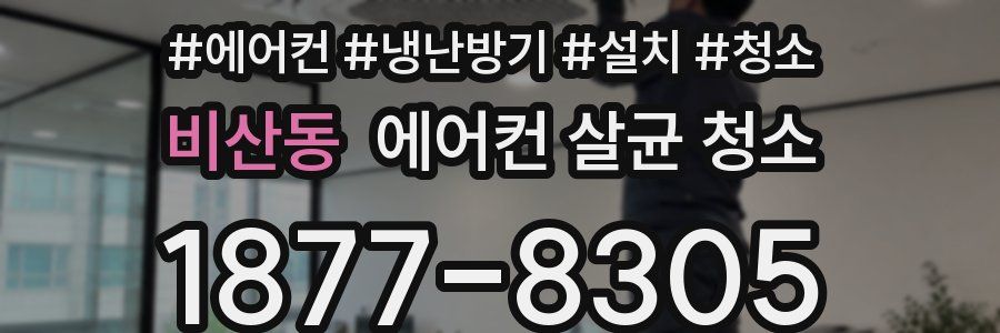 비산동 에어컨 살균 청소