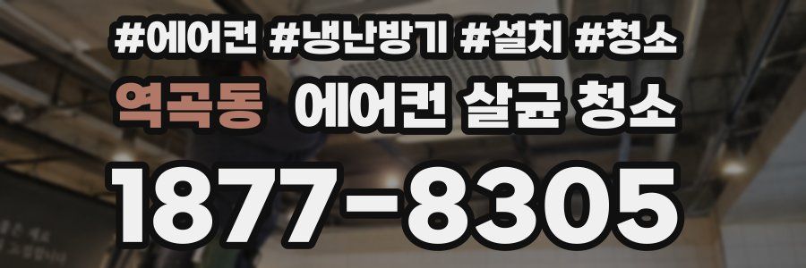 역곡동 에어컨 살균 청소