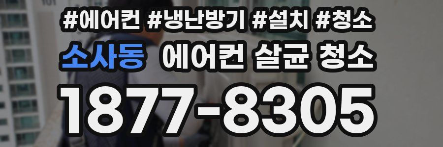 소사동 에어컨 살균 청소