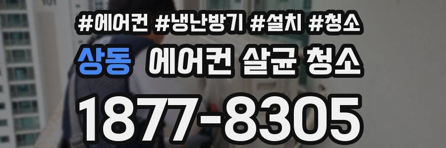 상동 에어컨 살균 청소