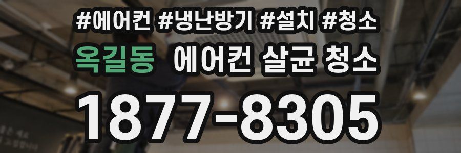 옥길동 에어컨 살균 청소
