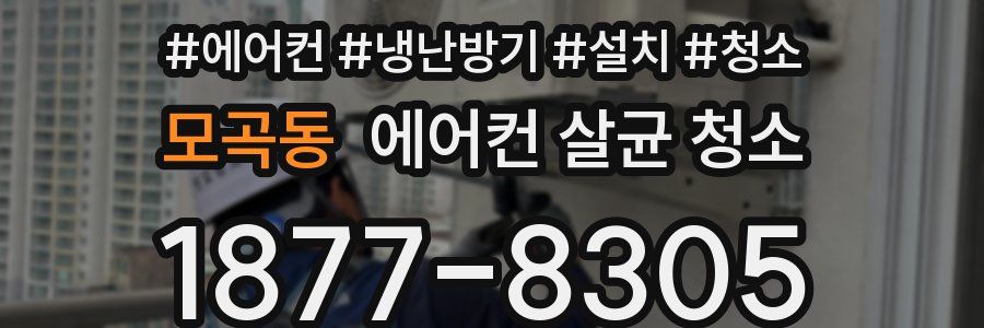 모곡동 에어컨 살균 청소