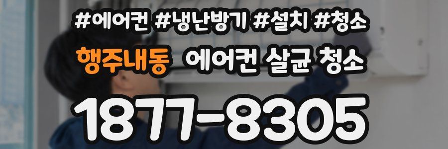 행주내동 에어컨 살균 청소