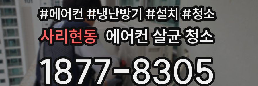 사리현동 에어컨 살균 청소
