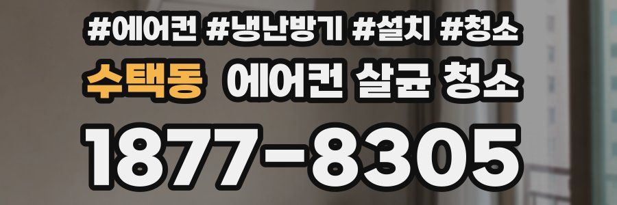 수택동 에어컨 살균 청소