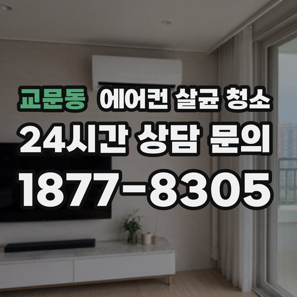교문동 에어컨 살균 청소