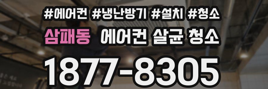 삼패동 에어컨 살균 청소