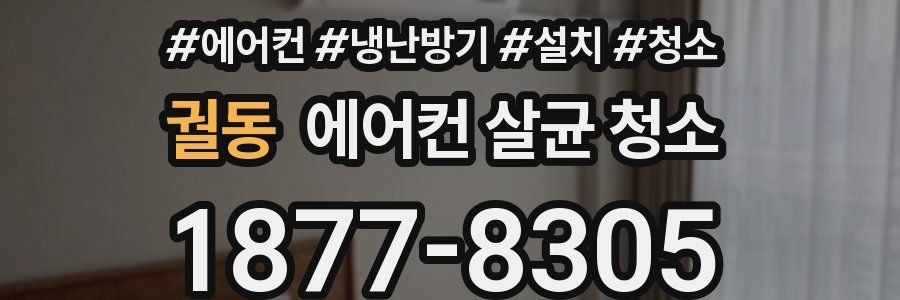 궐동 에어컨 살균 청소
