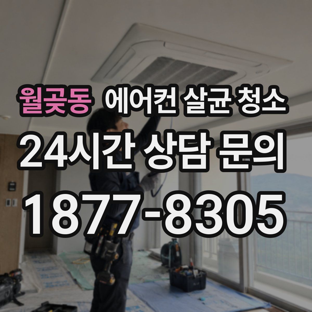 월곶동 에어컨 살균 청소