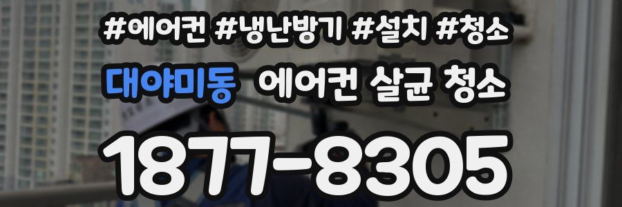대야미동 에어컨 살균 청소