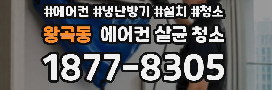 왕곡동 에어컨 살균 청소