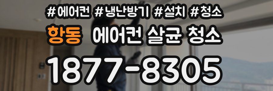 항동 에어컨 살균 청소
