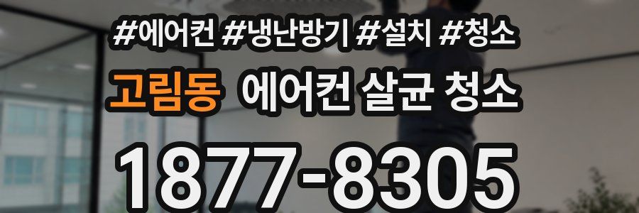 고림동 에어컨 살균 청소