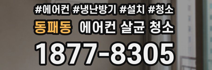 동패동 에어컨 살균 청소