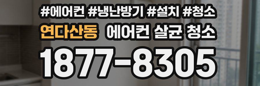 연다산동 에어컨 살균 청소