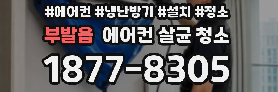 부발읍 에어컨 살균 청소