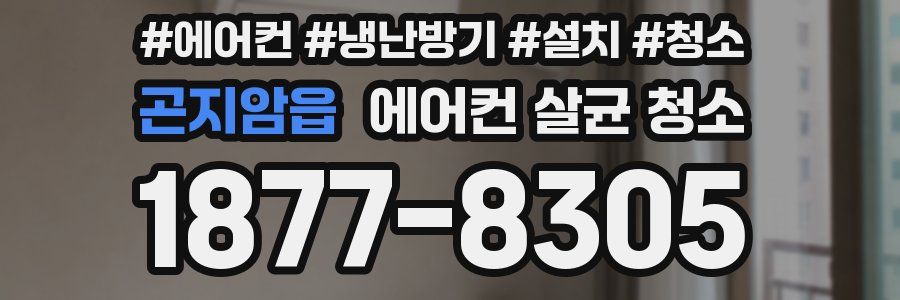 곤지암읍 에어컨 살균 청소