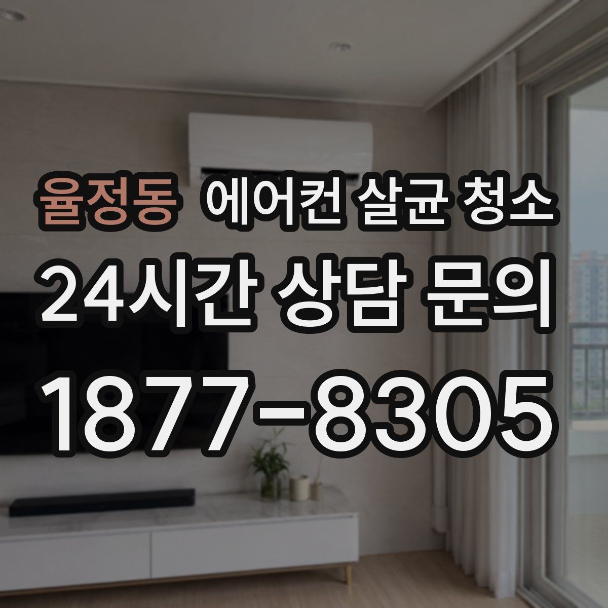 율정동 에어컨 살균 청소