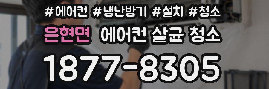 은현면 에어컨 살균 청소