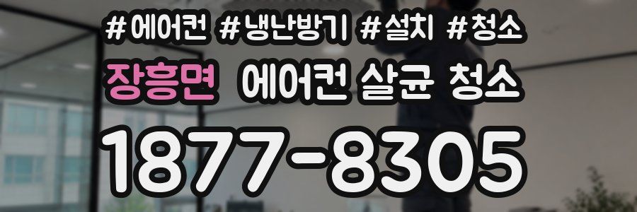 장흥면 에어컨 살균 청소