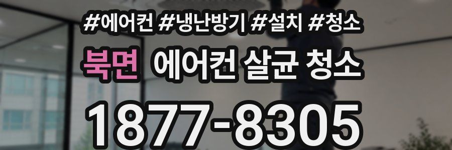 북면 에어컨 살균 청소