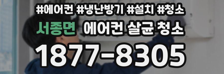 서종면 에어컨 살균 청소