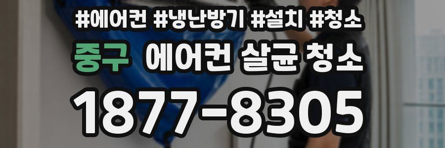 중구 에어컨 살균 청소
