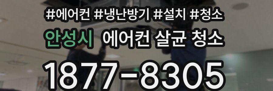 안성시 에어컨 살균 청소