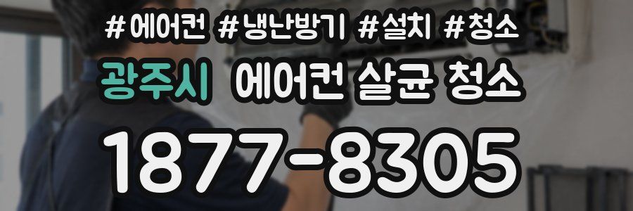 광주시 에어컨 살균 청소
