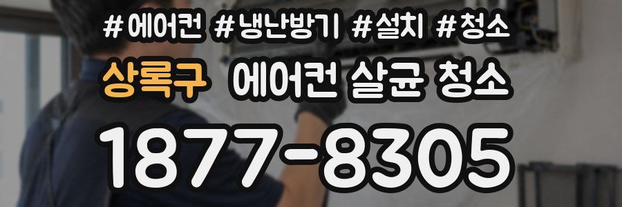 상록구 에어컨 살균 청소