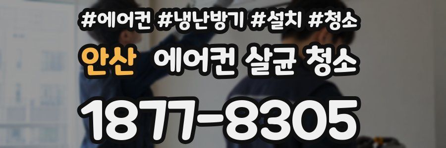 안산 에어컨 살균 청소