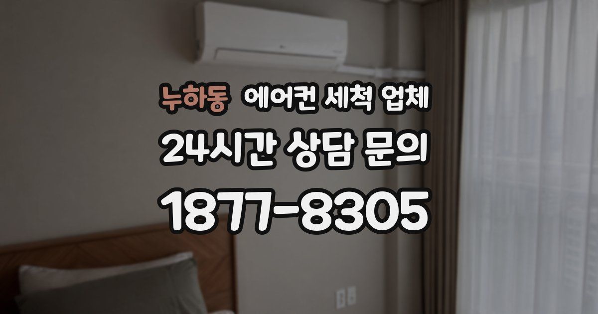 누하동 에어컨 세척 업체