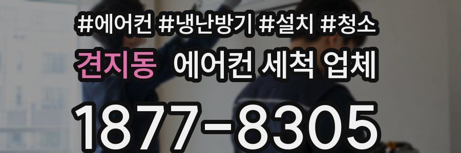 견지동 에어컨 세척 업체