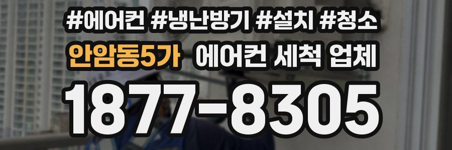 안암동5가 에어컨 세척 업체