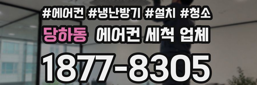 당하동 에어컨 세척 업체
