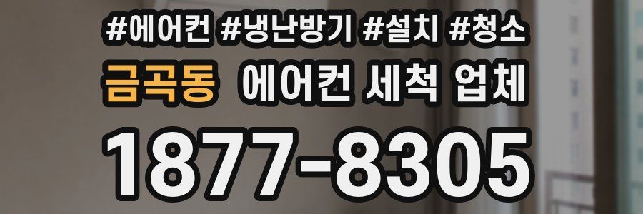 금곡동 에어컨 세척 업체